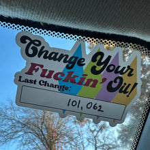 Load image into Gallery viewer, Oil Change Sticker